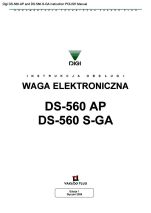 DS-560-AP and DS-560-S-GA instruction POLISH